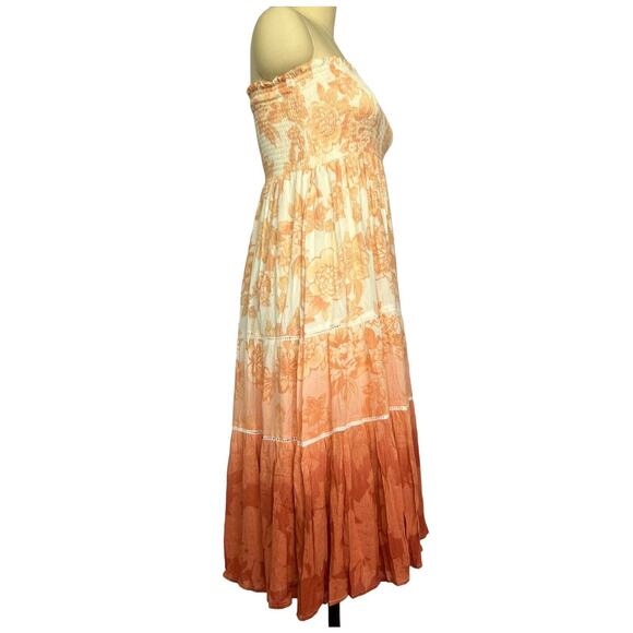 A COLLECTIVE STORY Convertible Skirt Dress Floral Ombre Women's, Sz L - Picture 8 of 11